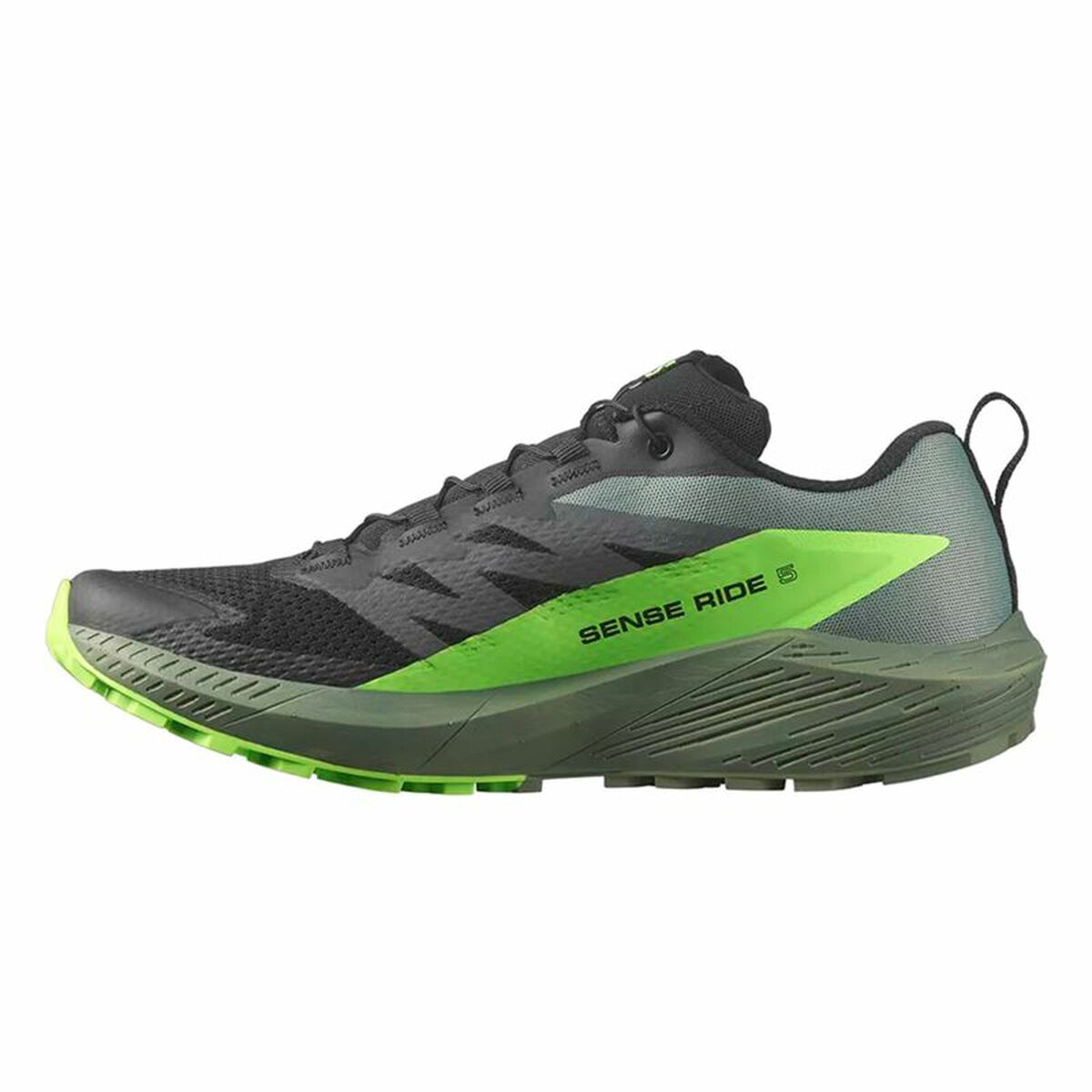 Zapatillas de Running para Adultos Salomon Sense Ride 5 Verde limón