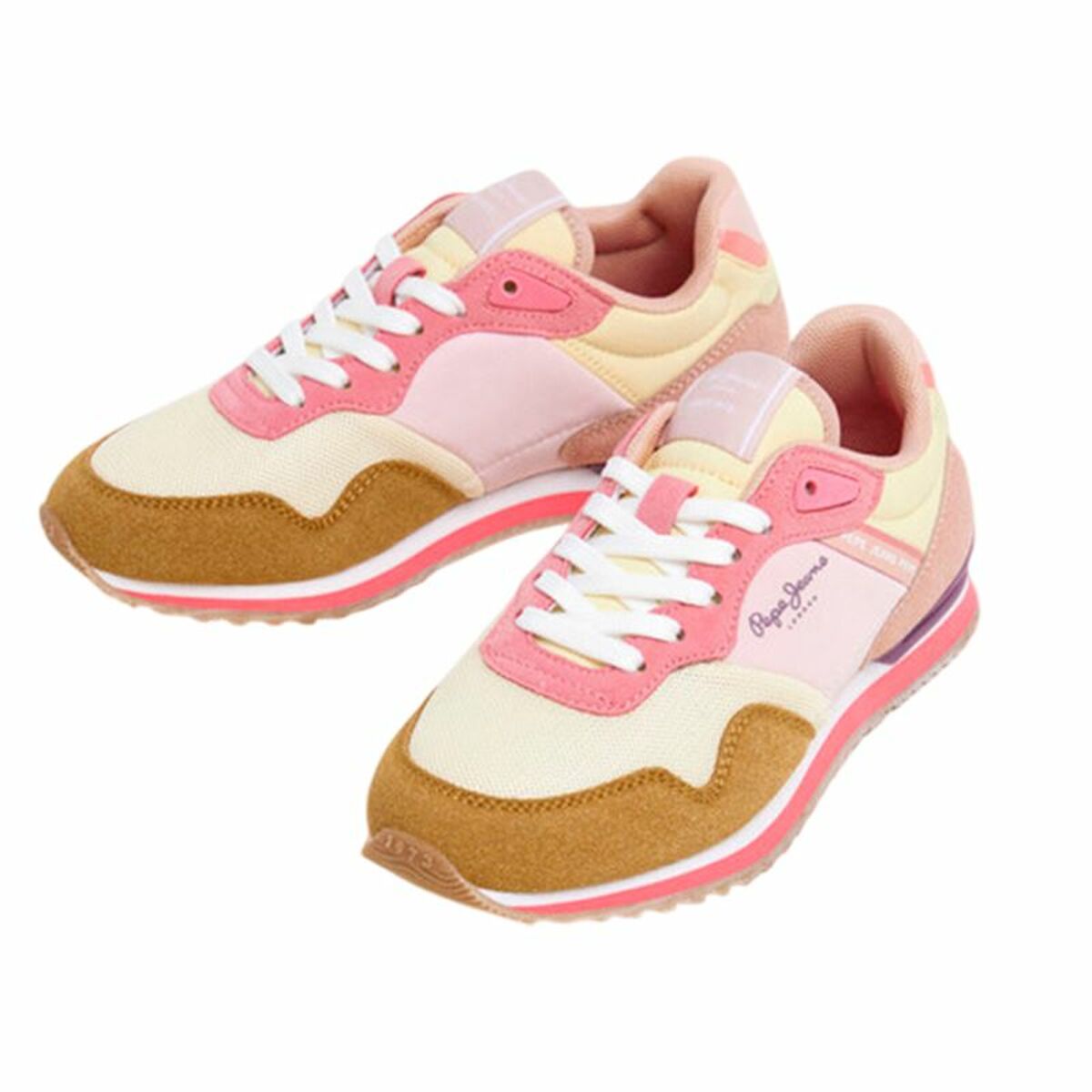 Zapatillas Deportivas Mujer Pepe Jeans London Band G Marrón claro