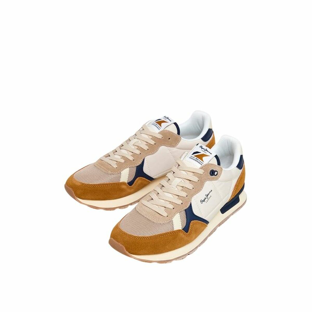 Zapatillas Deportivas Hombre Pepe Jeans Brit Camp Marrón claro