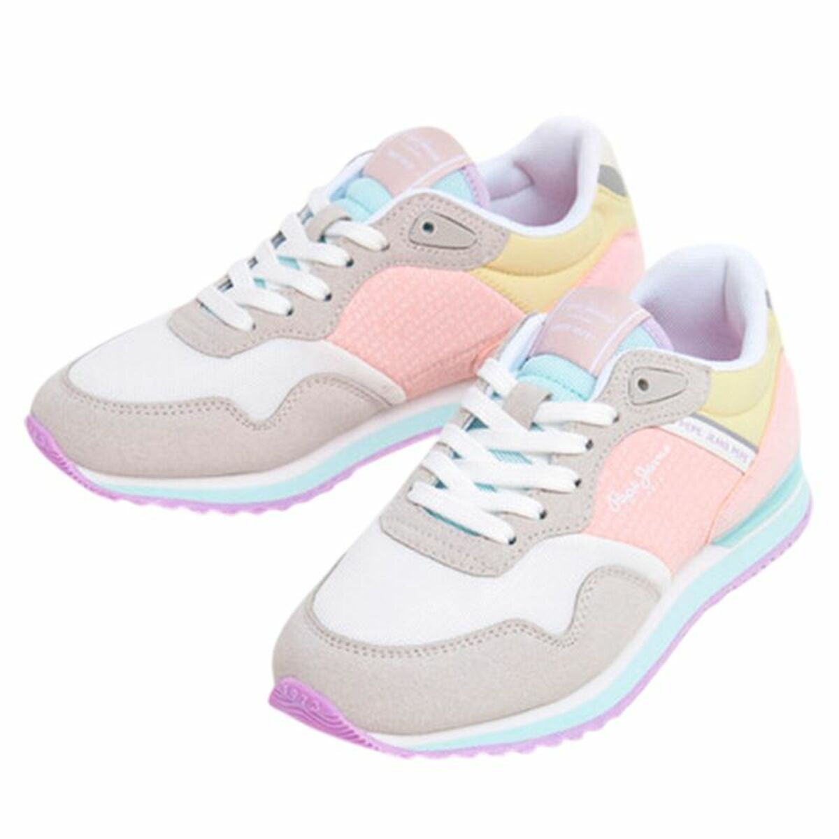 Zapatillas Deportivas Mujer Pepe Jeans Pepe Jeans London Print G Gris claro