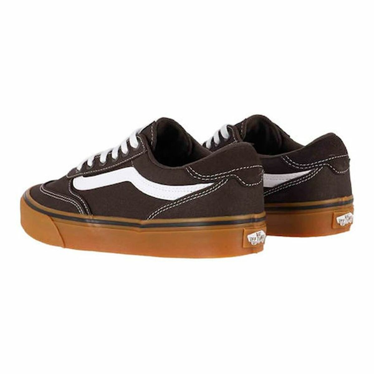 Zapatillas Deportivas Hombre Vans Brooklyn Ls Cgum Turki Rojo Oscuro