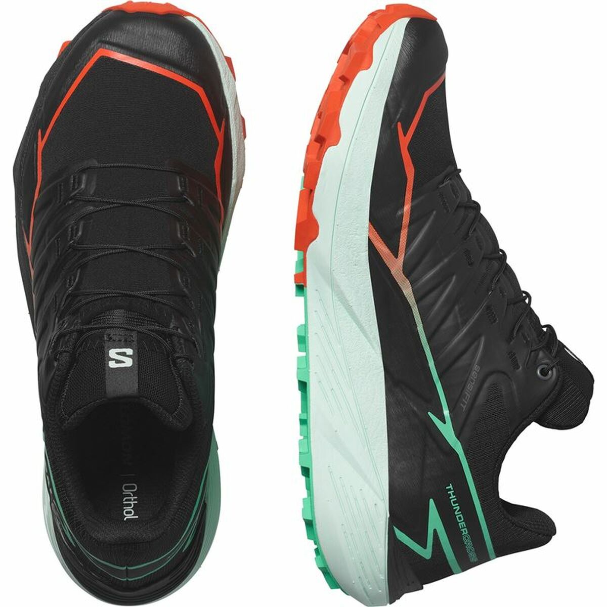 Zapatillas de Running para Adultos Salomon Thundercross Negro