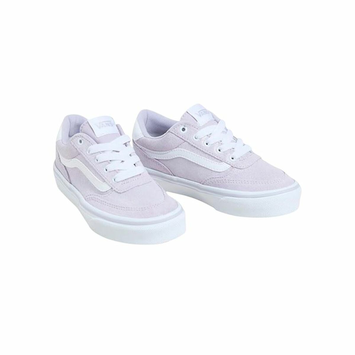 Zapatillas Deportivas Infantiles Vans Brooklyn Ls Foil Rosa