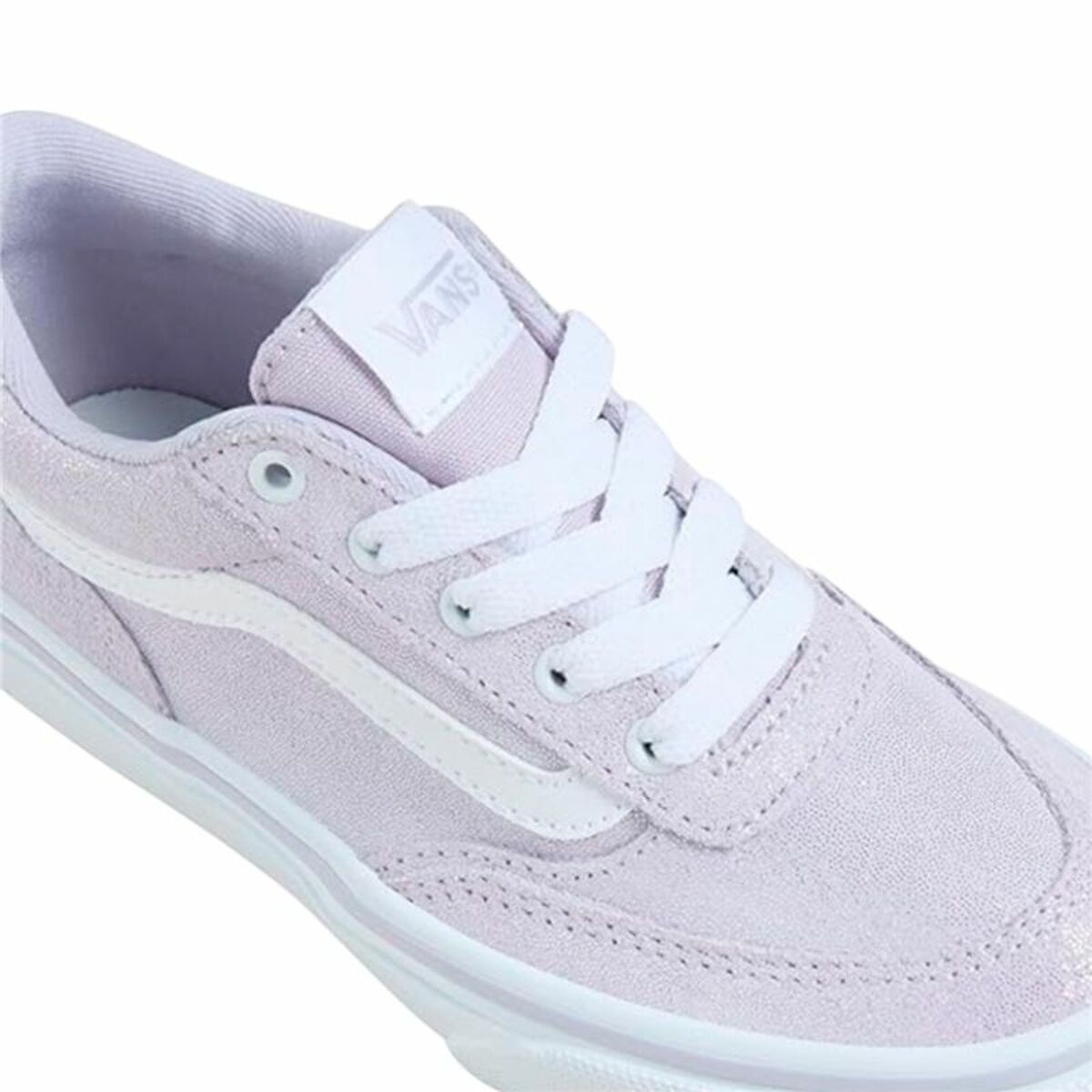 Zapatillas Deportivas Infantiles Vans Brooklyn Ls Foil Rosa