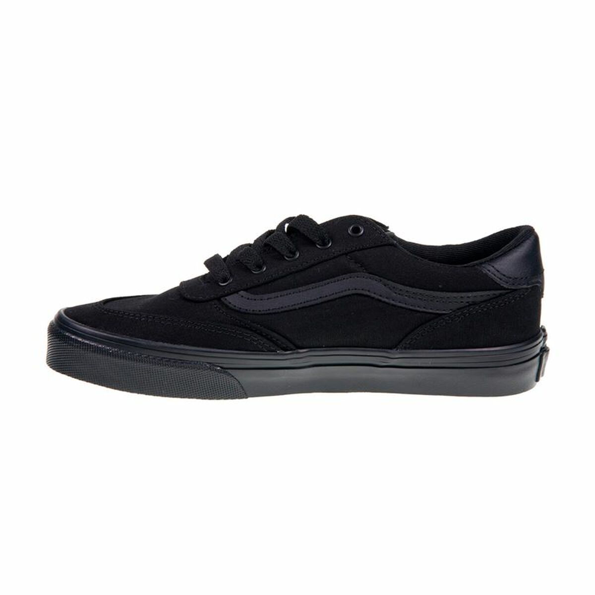 Zapatillas Deportivas Infantiles Vans Brooklyn Ls Cnvs Negro