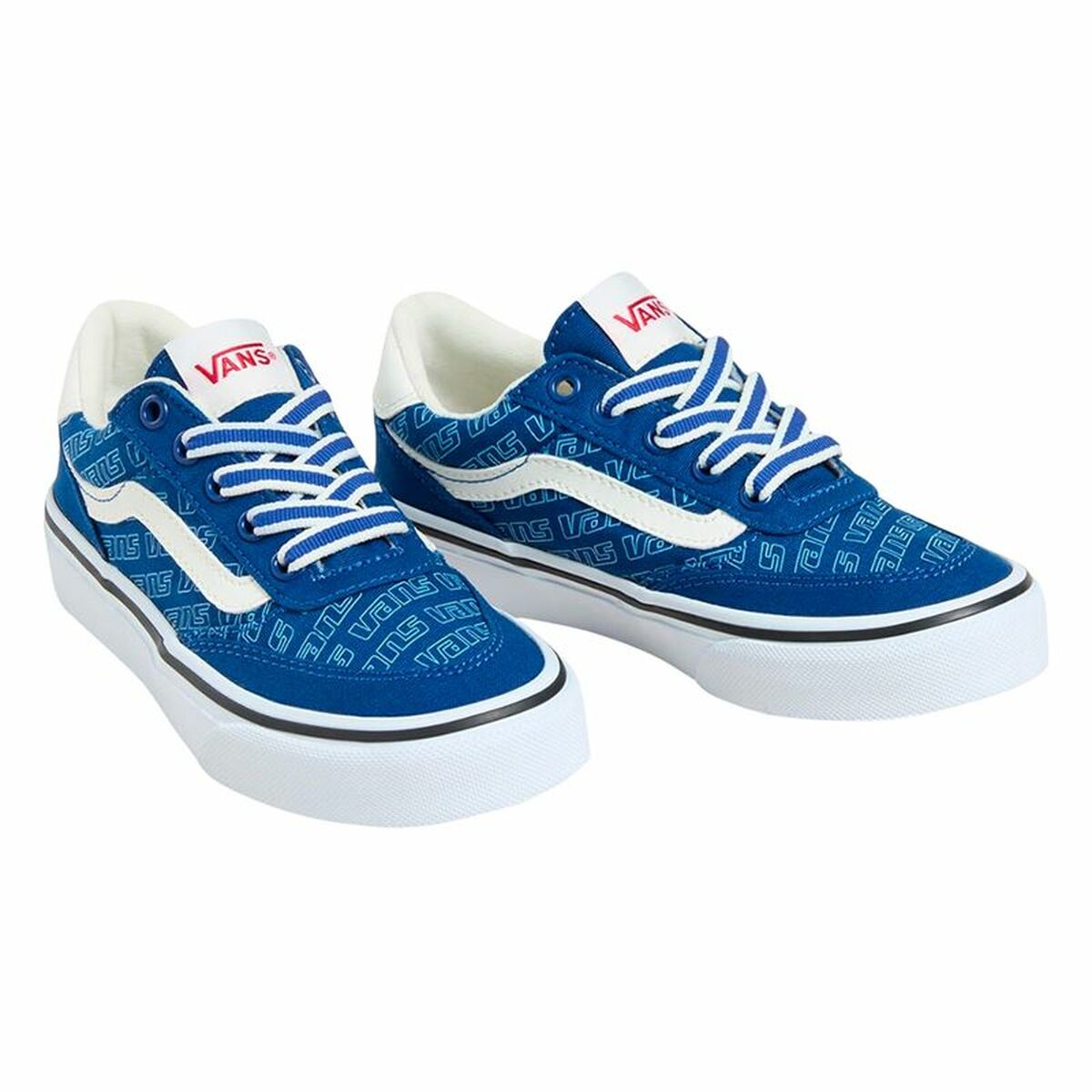 Zapatillas Deportivas Infantiles Vans Brooklyn Ls Rtlg Azul