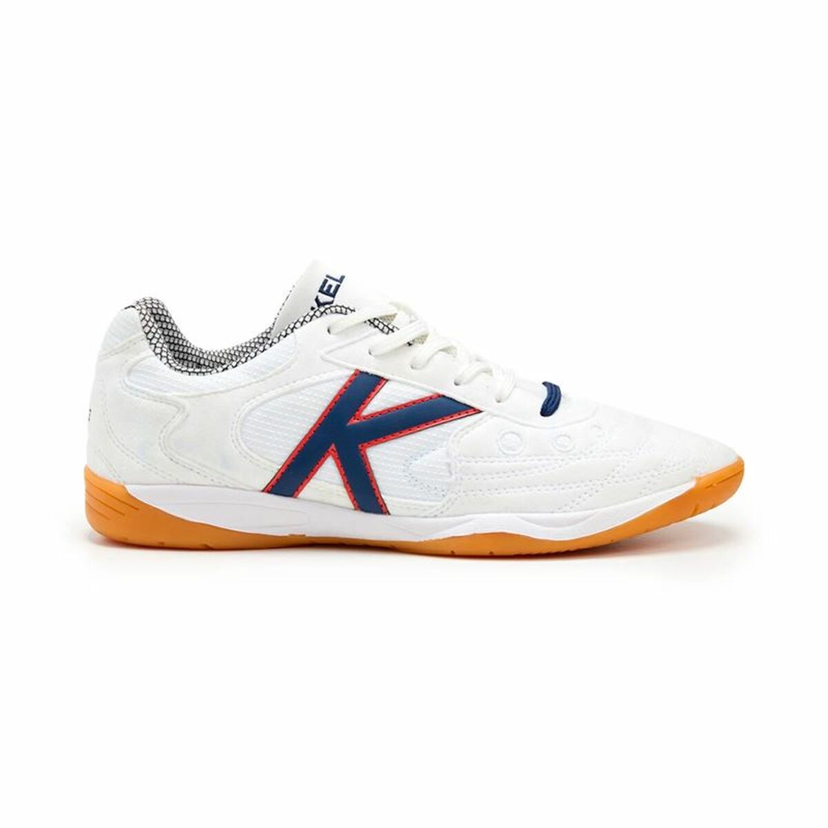 Zapatillas de Fútbol Sala para Adultos Kelme Indoor Copa Elastic Blanco