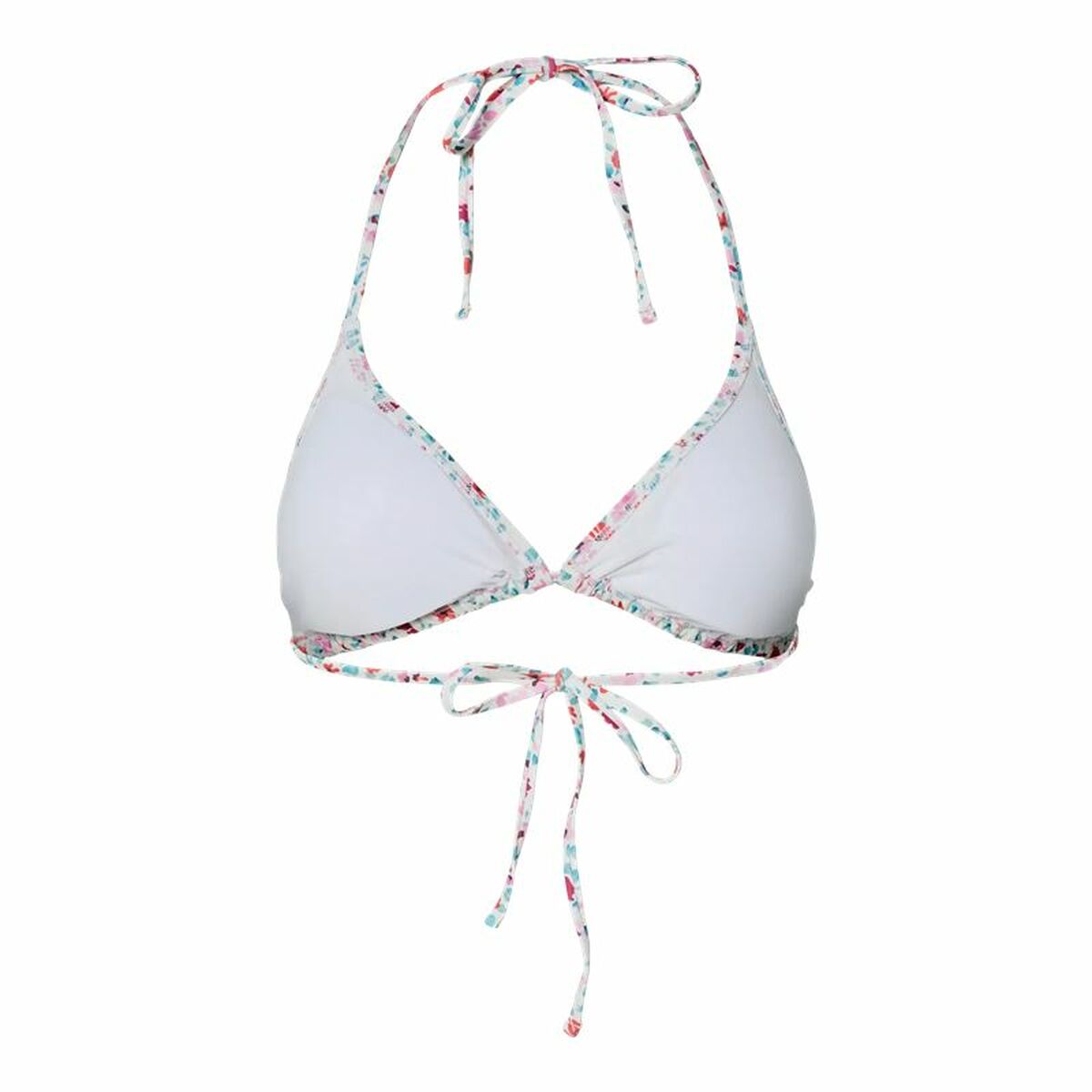 Sujetador Pieces Pcbaomi Triangle Blanco Bikini
