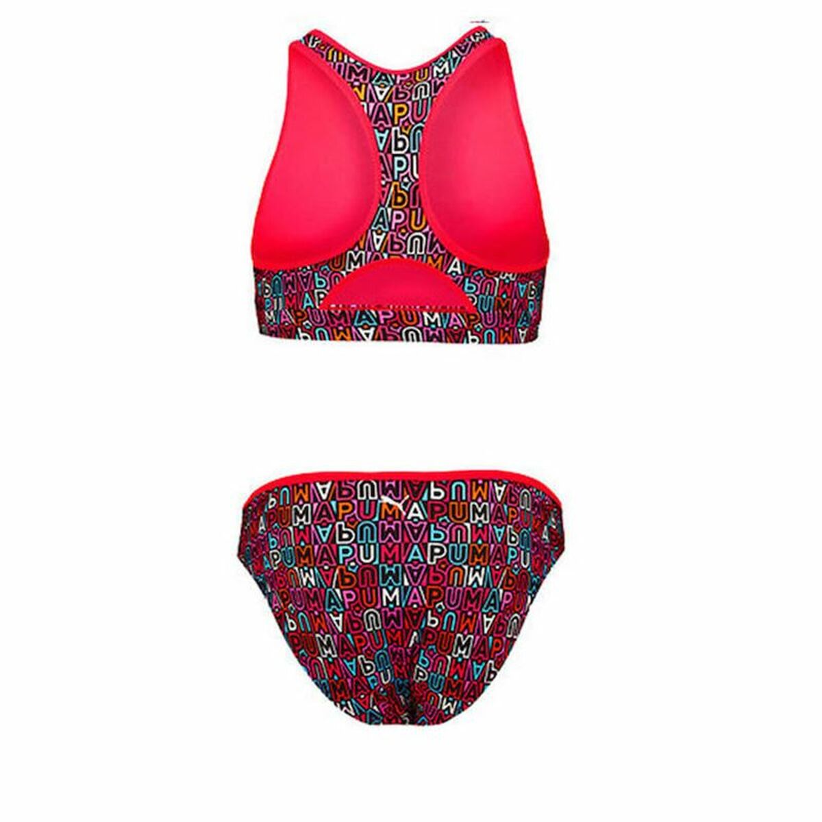 Bikini-Braga Para Niñas Puma Printed Set Rojo