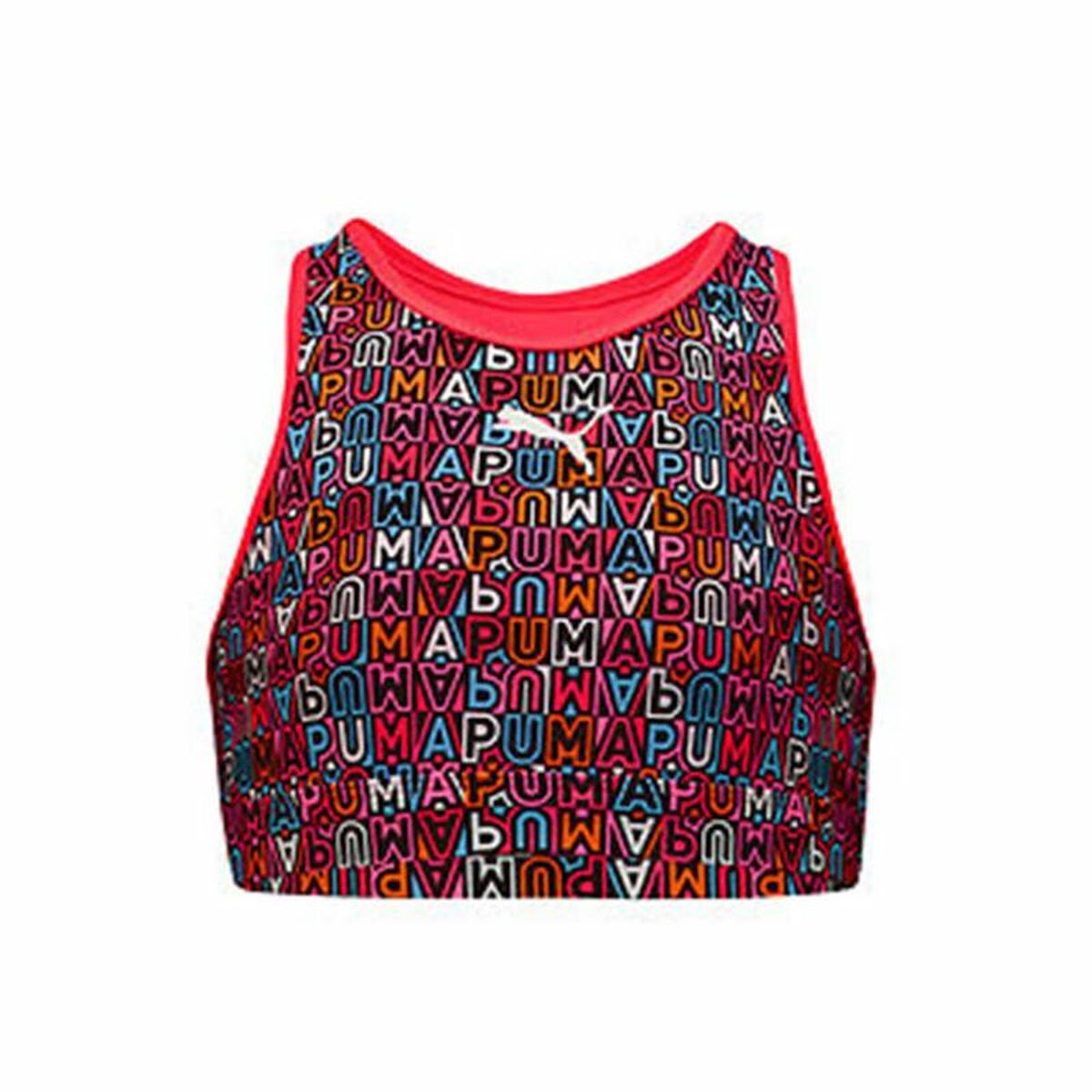 Bikini-Braga Para Niñas Puma Printed Set Rojo