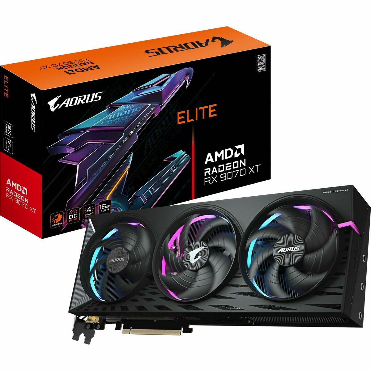 Tarjeta Gráfica Gigabyte 9VR907XTAE-00-G10 radeon rx 9070 xt 16 GB GDDR6