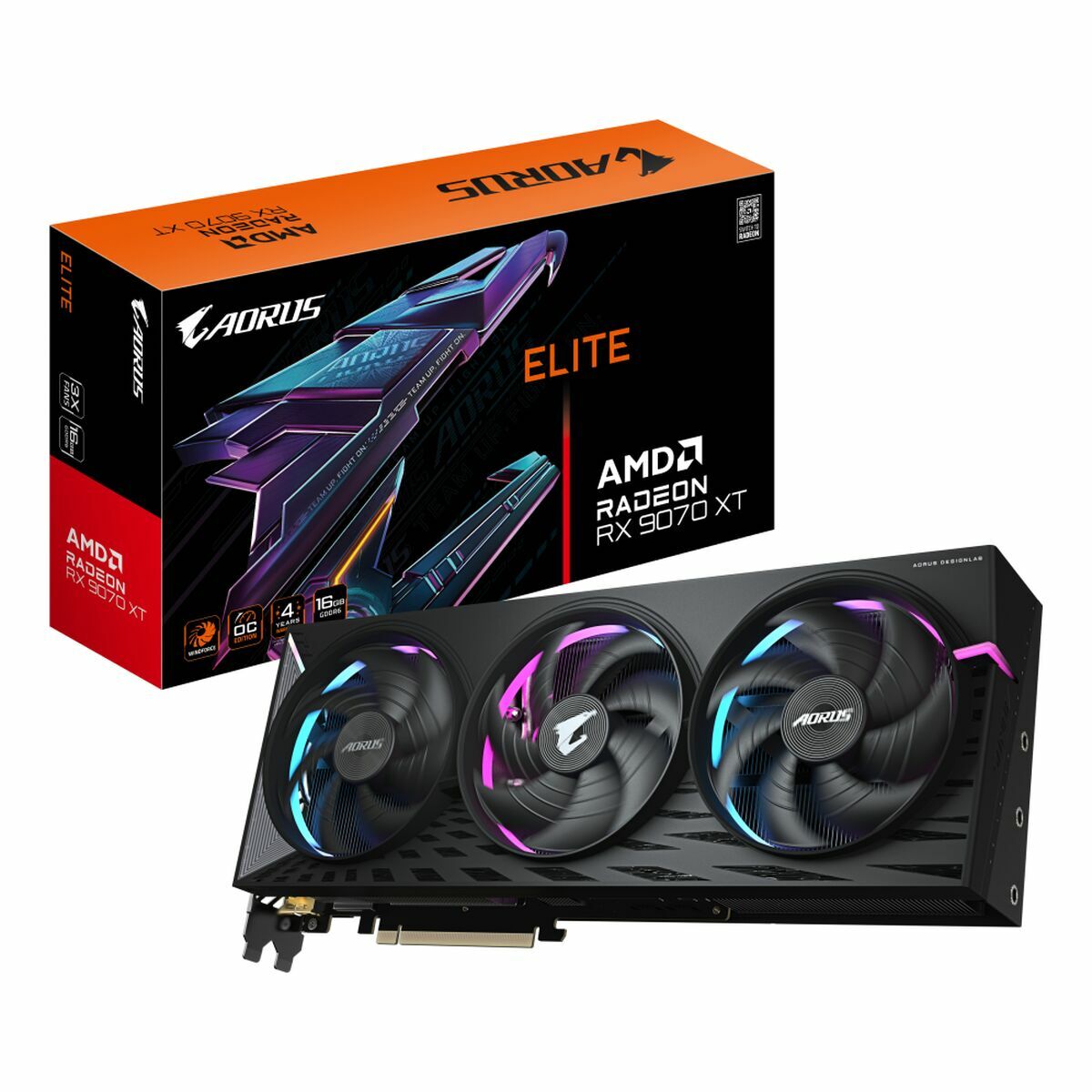 Tarjeta Gráfica Gigabyte 9VR907XTAE-00-G10 radeon rx 9070 xt 16 GB GDDR6