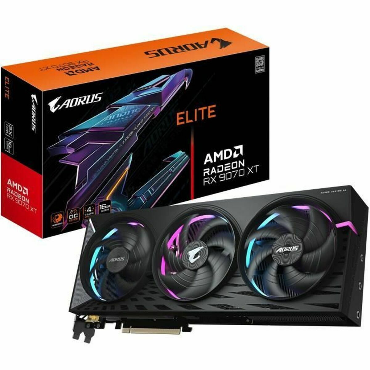 Tarjeta Gráfica Gigabyte 9VR907XTAE-00-G10 radeon rx 9070 xt 16 GB GDDR6