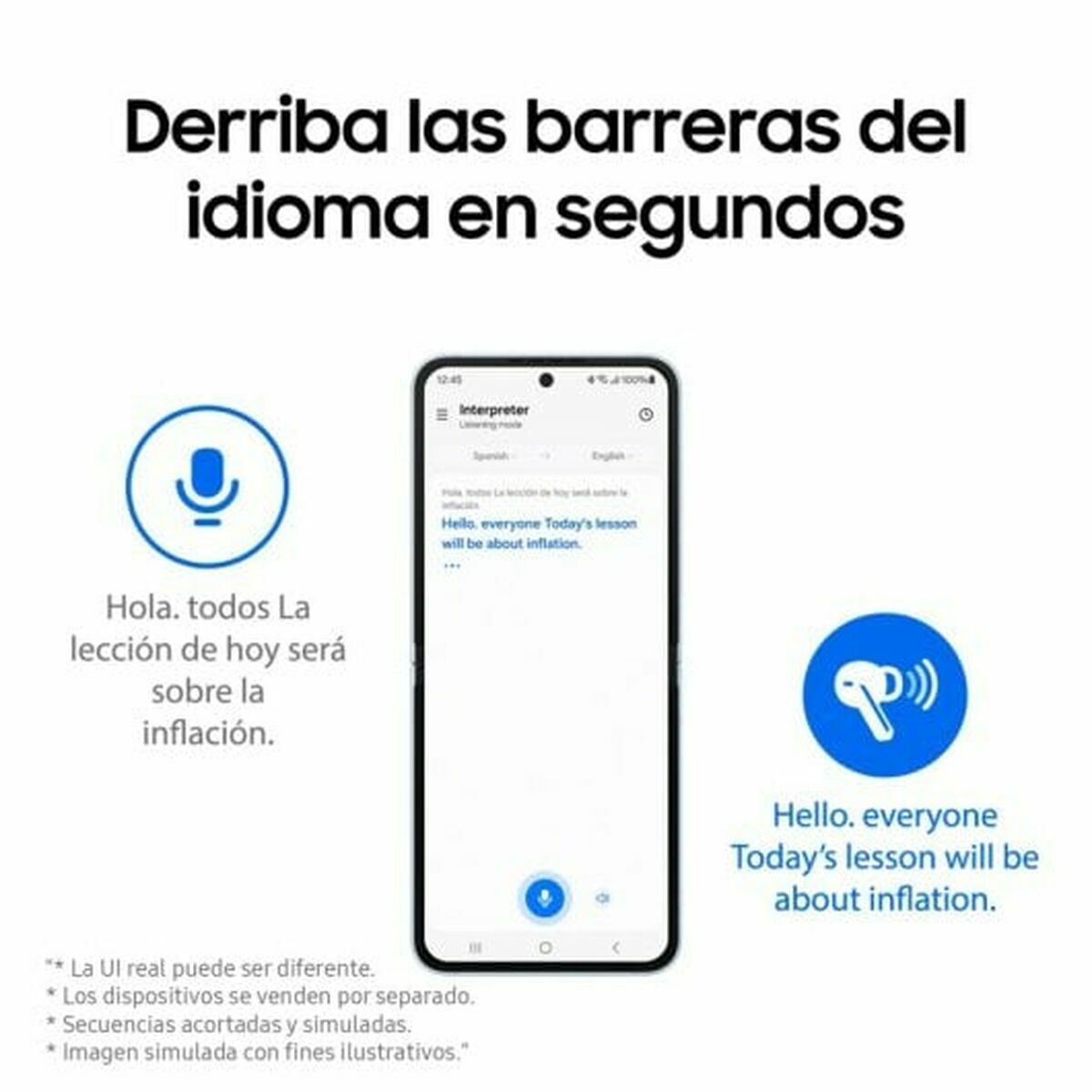 Auriculares Inalámbricos con Estuche de Carga Samsung SM-R530NZWAPHE Blanco