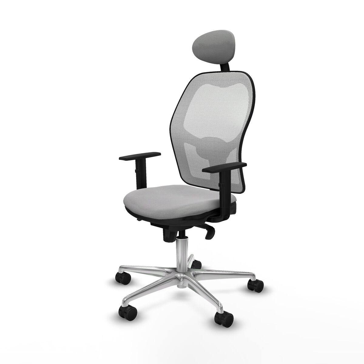 Silla de Oficina Piqueras y Crespo 1D086N1 Gris claro