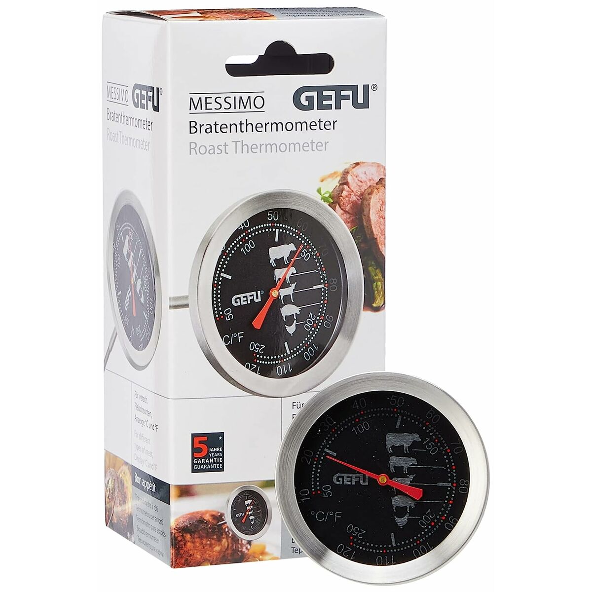 Termómetro para carne Gefu MESSIMO Acero Inoxidable