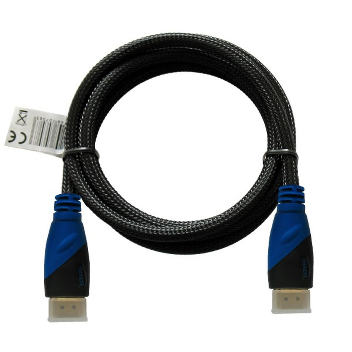 Cable HDMI Savio CL-02 Azul Negro 1,5 m
