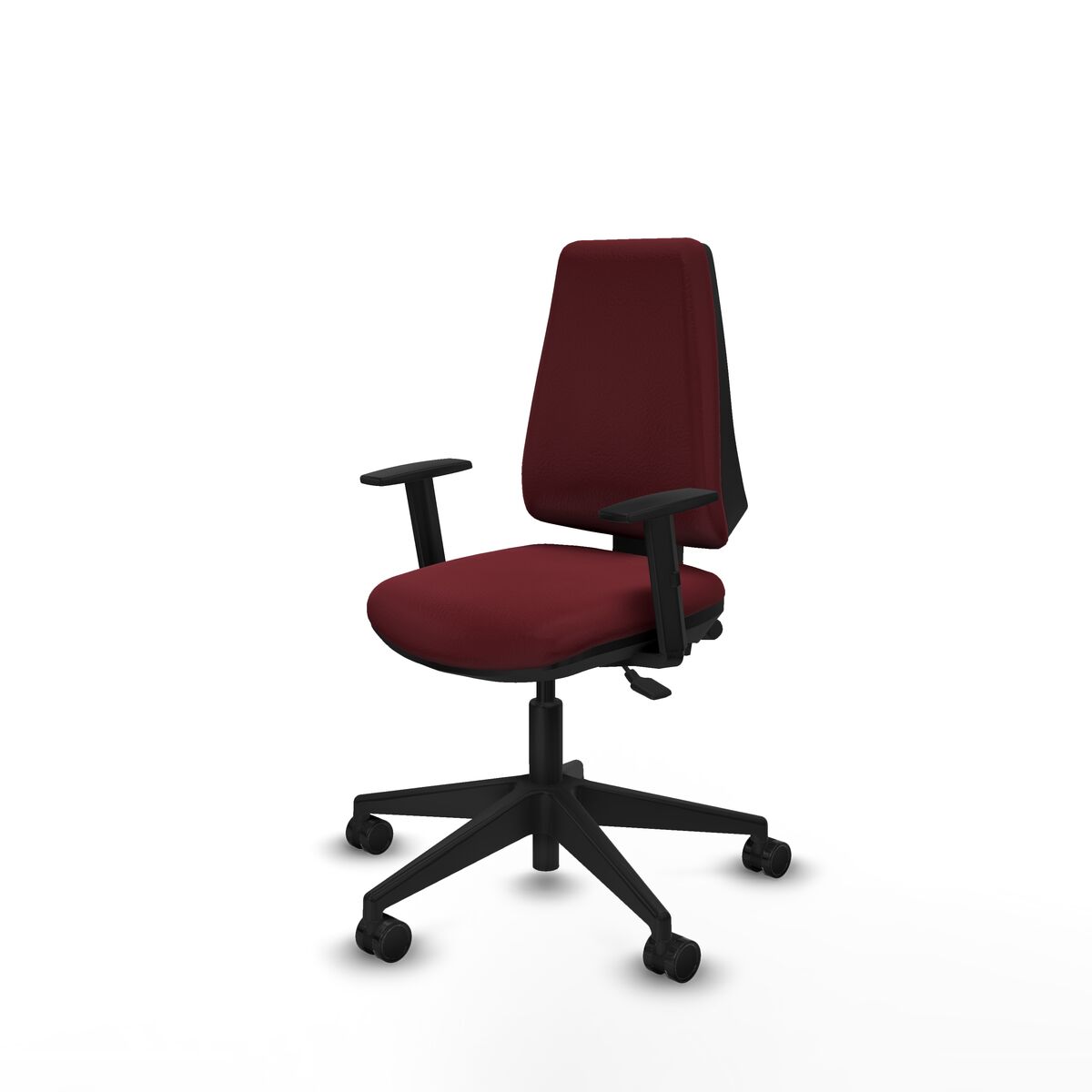 Silla de Oficina Elche AS Piqueras y Crespo B1D066N Granate