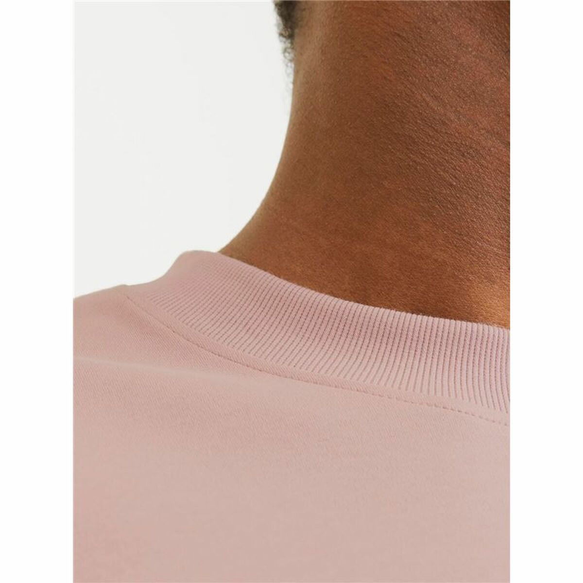 Camiseta de Manga Corta Hombre Jack & Jones Jprblachad Brandingw Neck