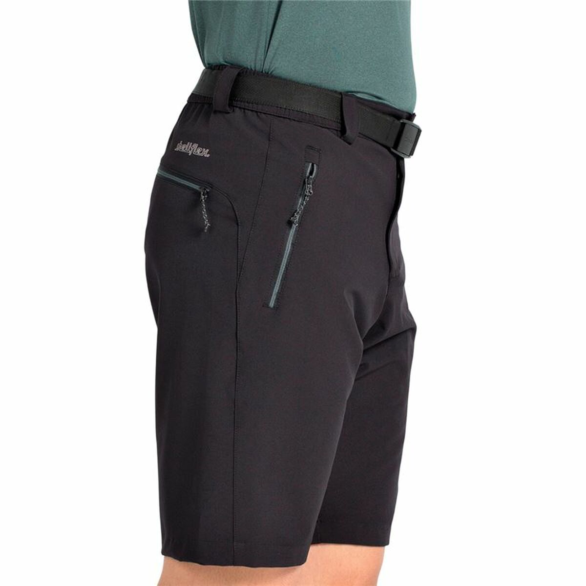 Pantalón Corto Deportivo +8000 Delfino Negro Montaña
