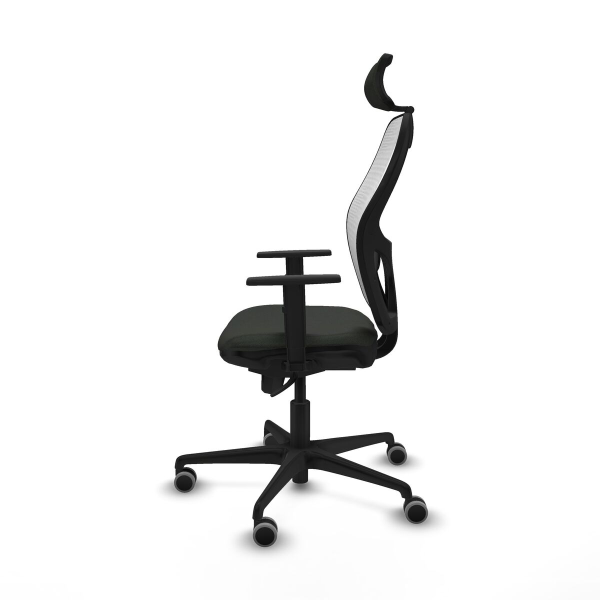 Silla de Oficina con Cabecero Jorquera Piqueras y Crespo 1D036G2 Negro