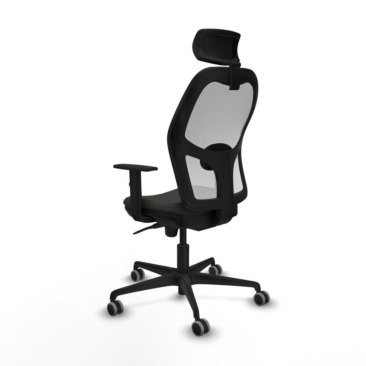 Silla de Oficina con Cabecero Jorquera Piqueras y Crespo 1D036G2 Negro