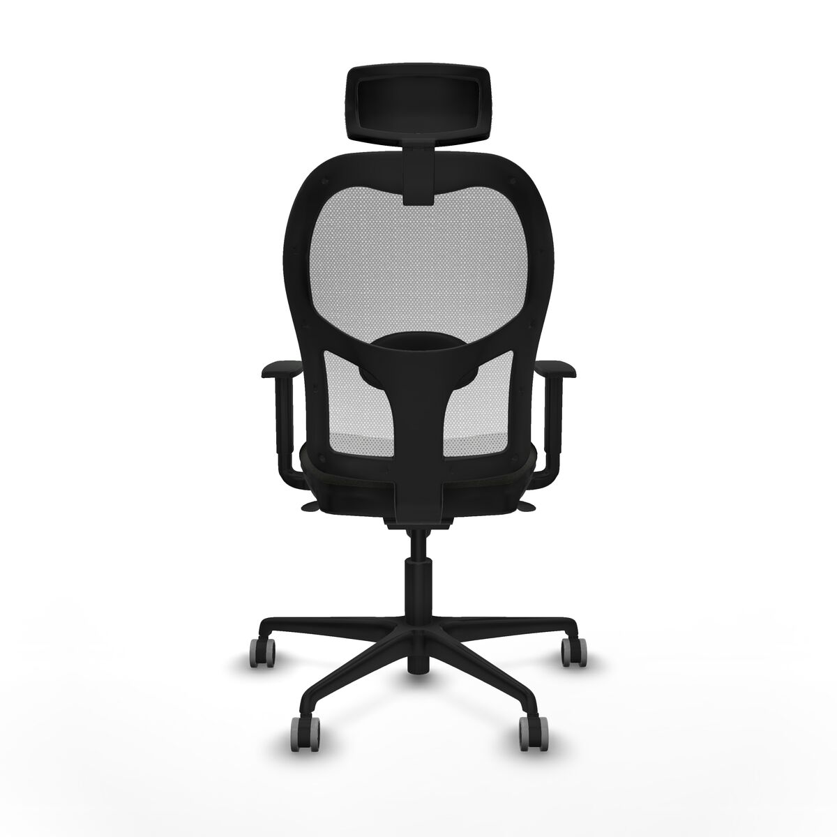 Silla de Oficina con Cabecero Jorquera Piqueras y Crespo 1D036G2 Negro