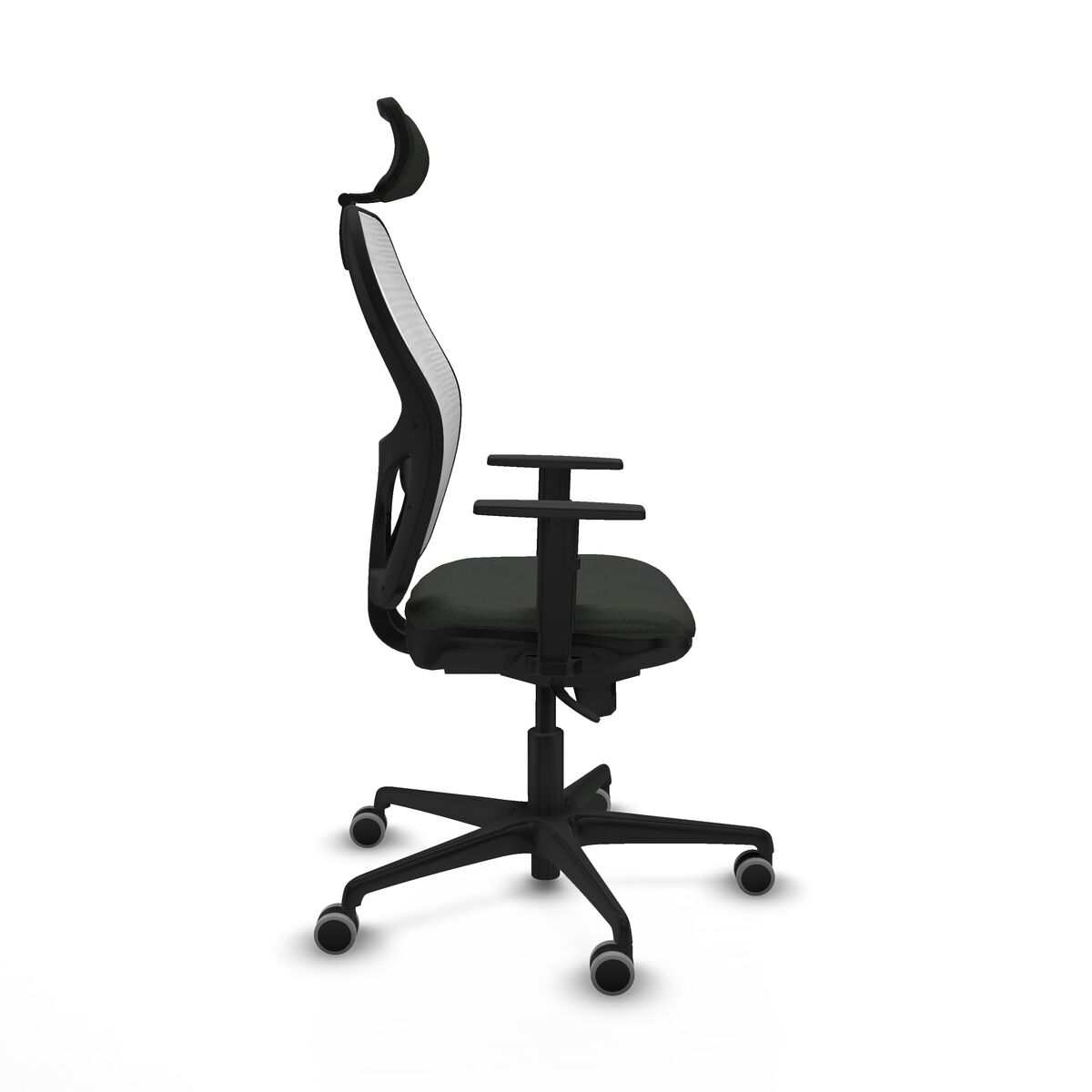 Silla de Oficina con Cabecero Jorquera Piqueras y Crespo 1D036G2 Negro