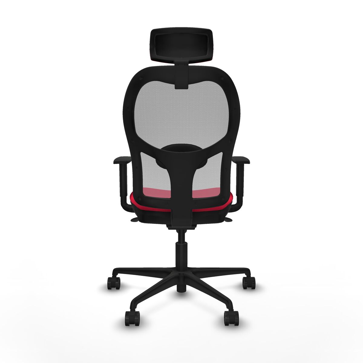 Silla de Oficina con Cabecero Jorquera Piqueras y Crespo 1D036N2 Rojo