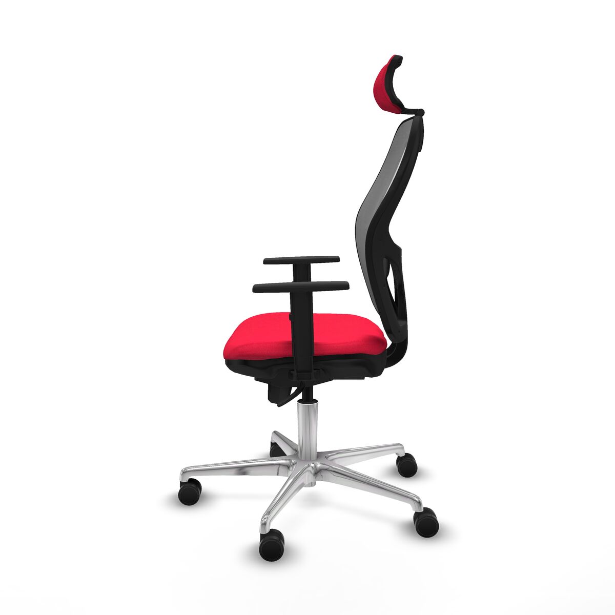 Silla de Oficina con Cabecero Jorquera Piqueras y Crespo 1D086N2 Rojo
