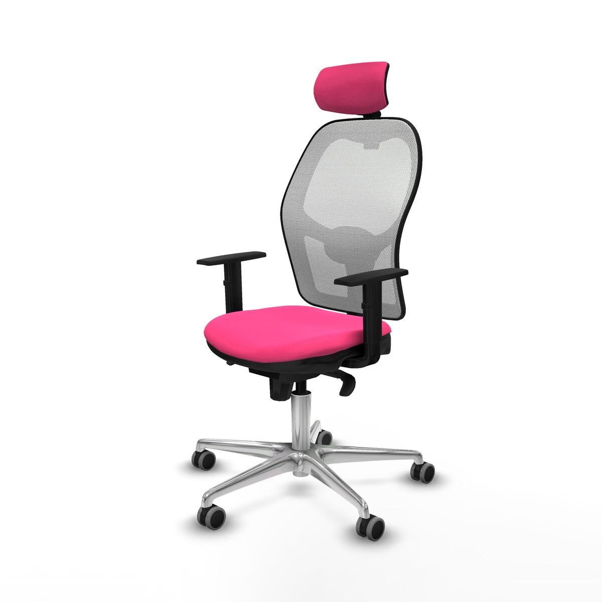 Silla de Oficina con Cabecero Jorquera Piqueras y Crespo 1D086G2 Rosa