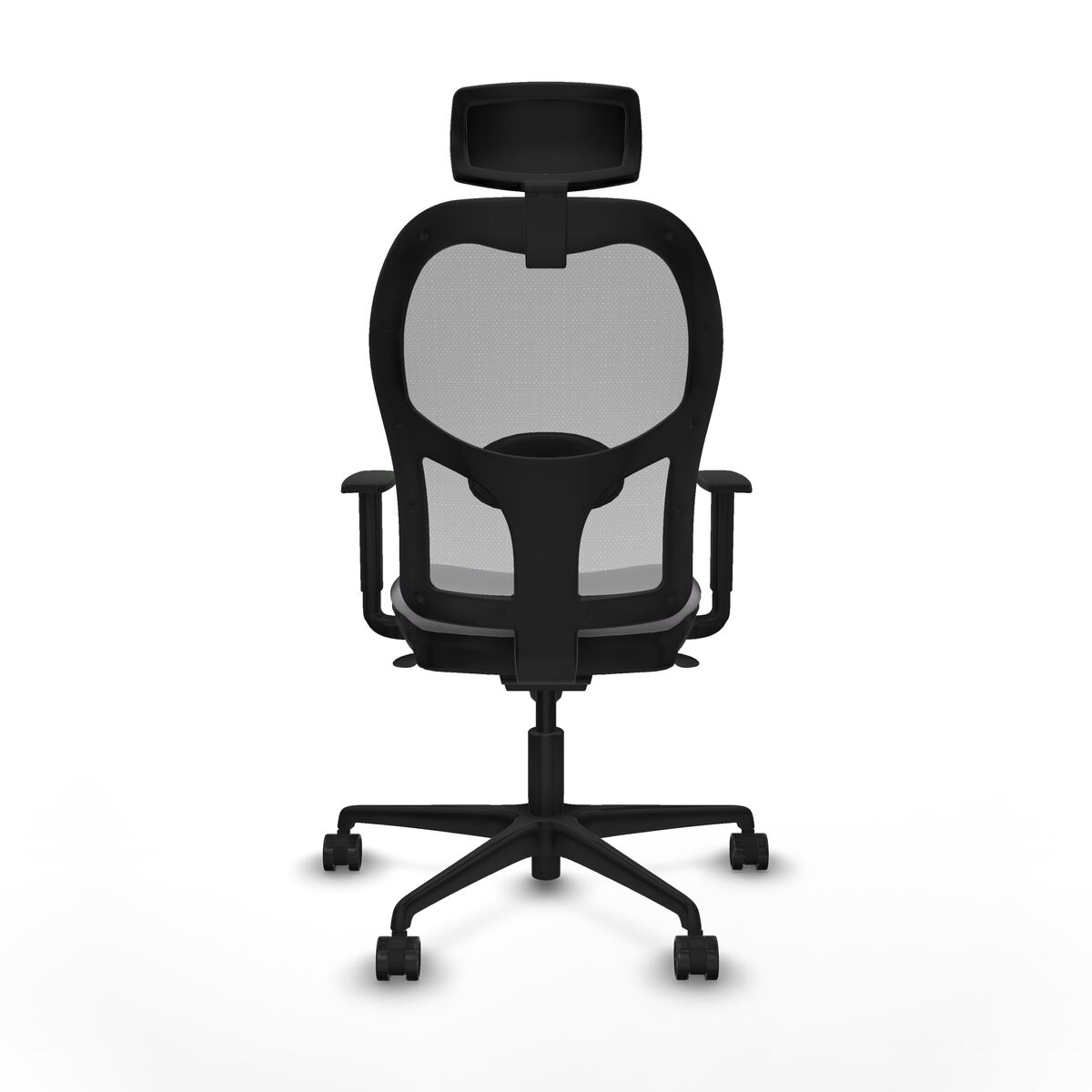 Silla de Oficina con Cabecero Jorquera Piqueras y Crespo 1D036N2 Gris