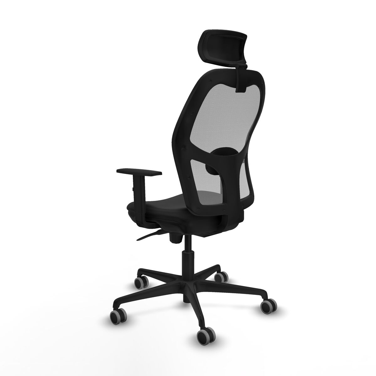 Silla de Oficina con Cabecero Jorquera Piqueras y Crespo 1D036G2 Negro