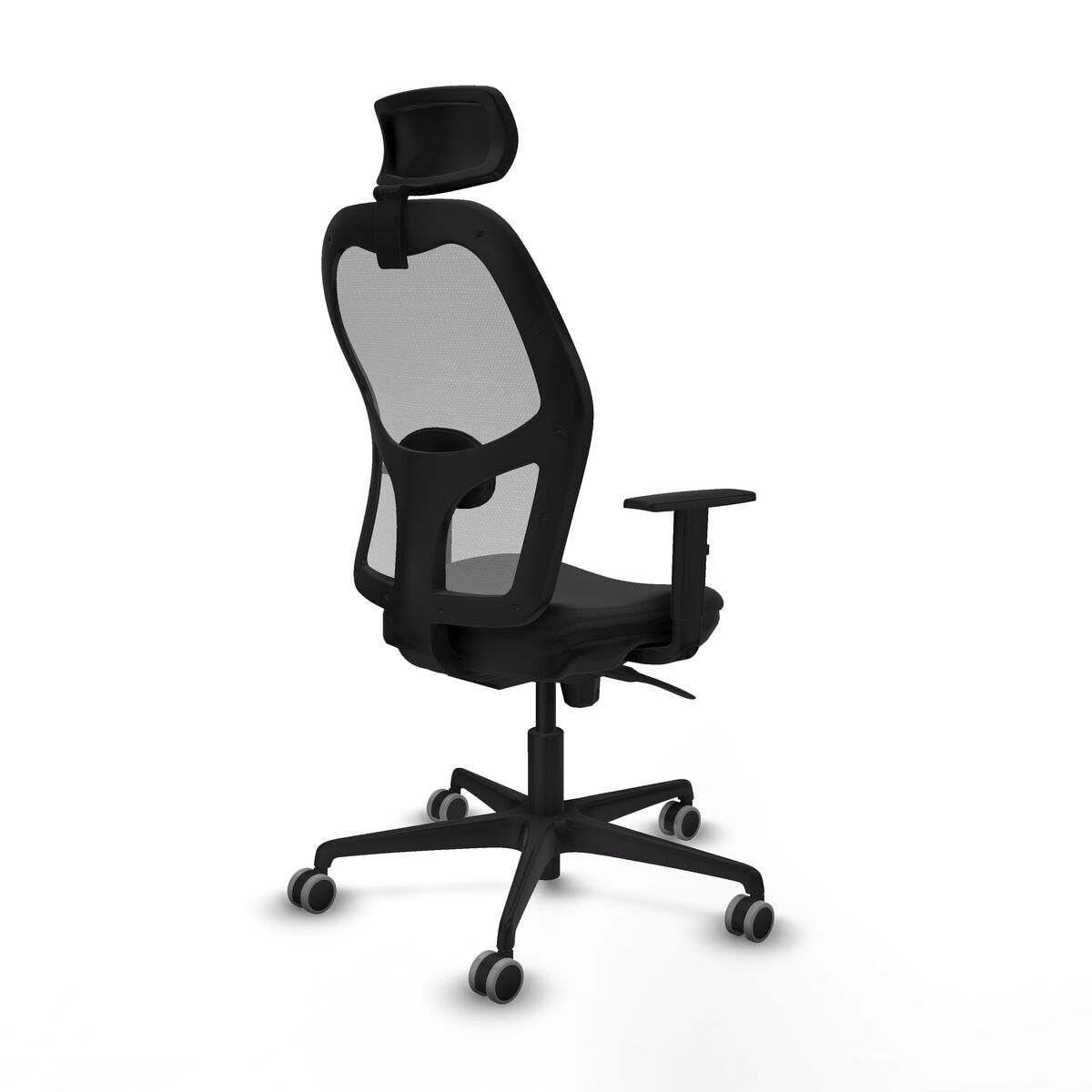 Silla de Oficina con Cabecero Jorquera Piqueras y Crespo 1D036G2 Negro