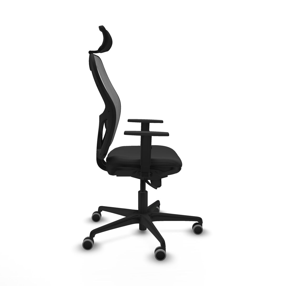 Silla de Oficina con Cabecero Jorquera Piqueras y Crespo 1D036G2 Negro