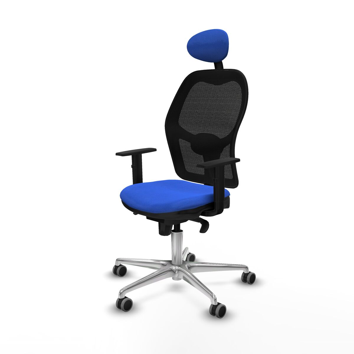 Silla de Oficina con Cabecero Jorquera Piqueras y Crespo 1D086G1 Azul