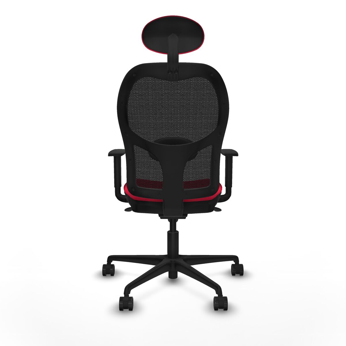 Silla de Oficina con Cabecero Jorquera Piqueras y Crespo 1D036N1 Rojo