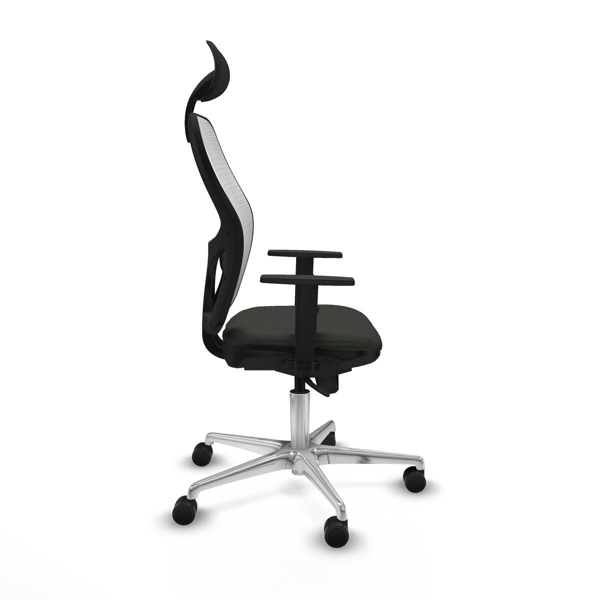 Silla de Oficina con Cabecero Jorquera Piqueras y Crespo 1D086N1 Negro