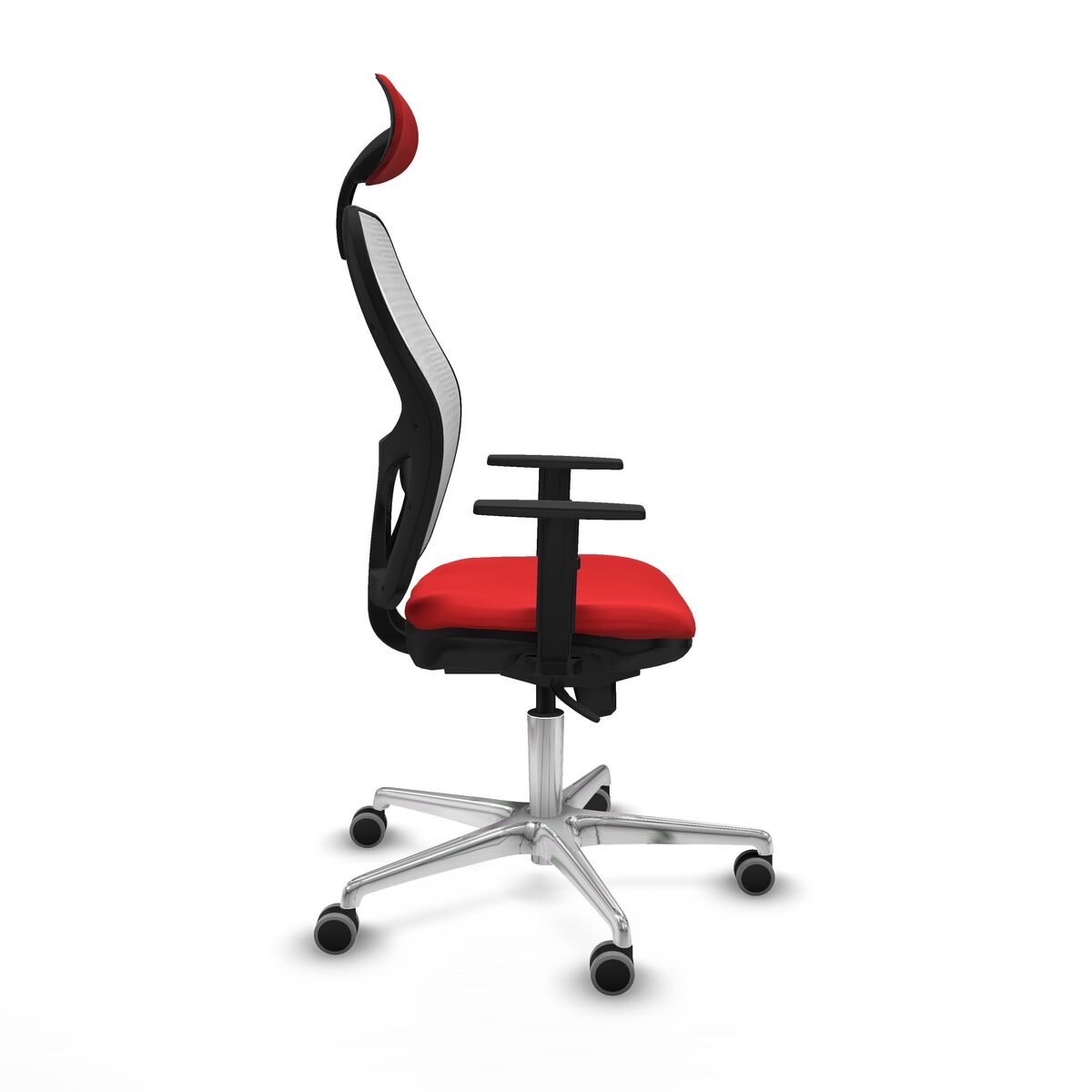Silla de Oficina con Cabecero Jorquera Piqueras y Crespo 1D086G1 Rojo