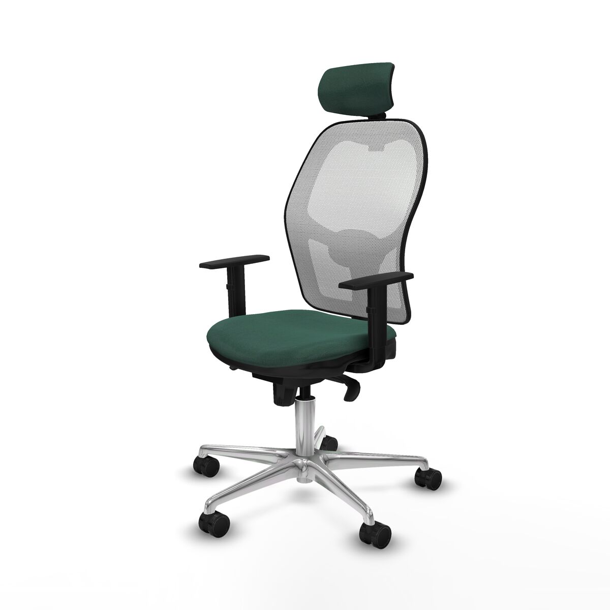 Silla de Oficina con Cabecero Jorquera Piqueras y Crespo 1D086N2 Verde