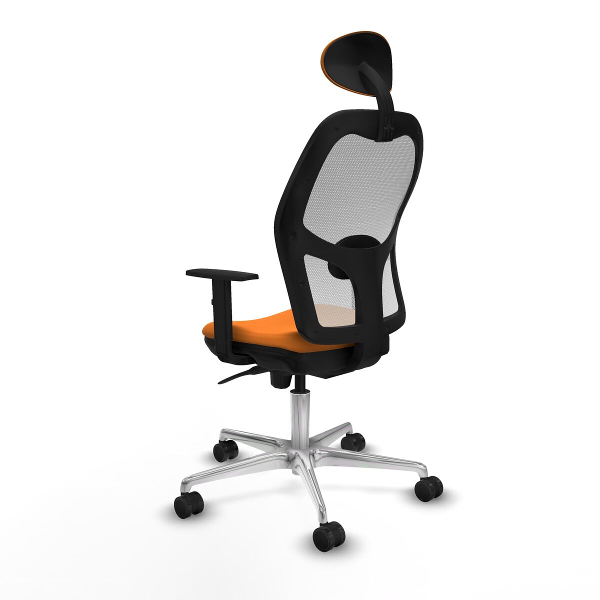 Silla de Oficina con Cabecero Jorquera Piqueras y Crespo 1D086N1 Naranja