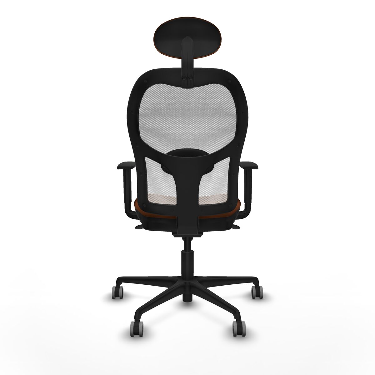 Silla de Oficina con Cabecero Jorquera Piqueras y Crespo 1D036G1 Blanco Marrón