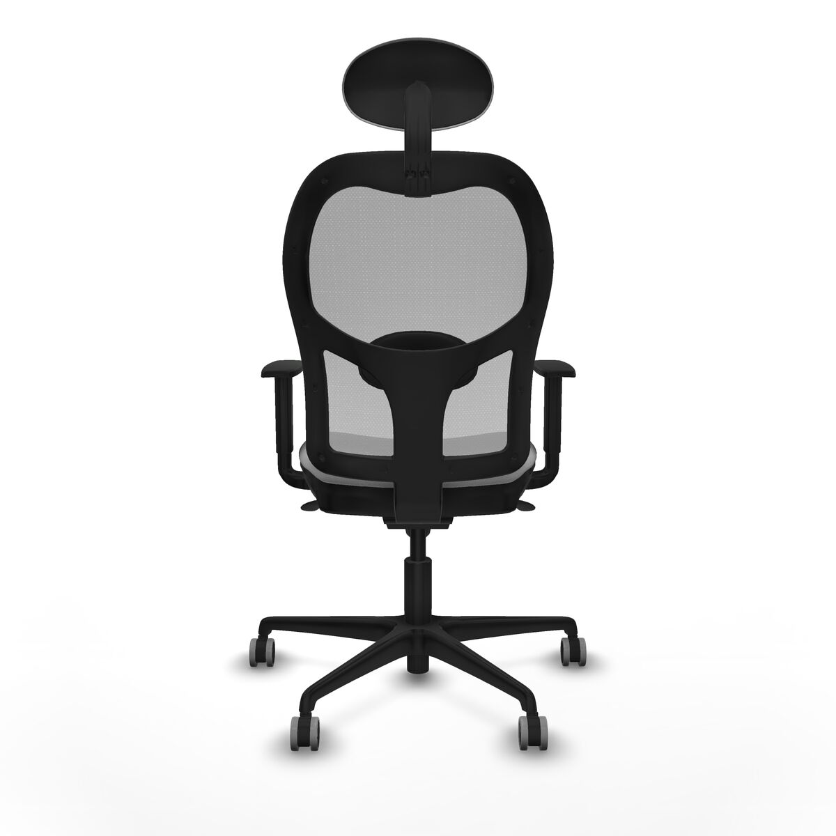 Silla de Oficina con Cabecero Jorquera Piqueras y Crespo 1D036G1 Gris claro