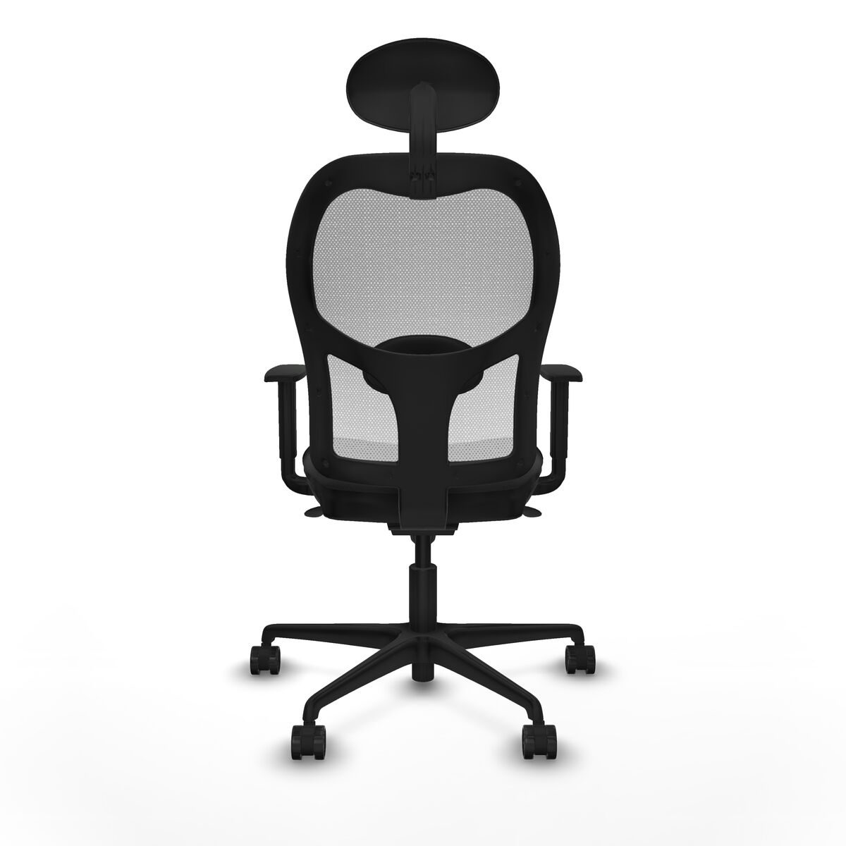 Silla de Oficina con Cabecero Jorquera Piqueras y Crespo 1D036N1 Gris oscuro