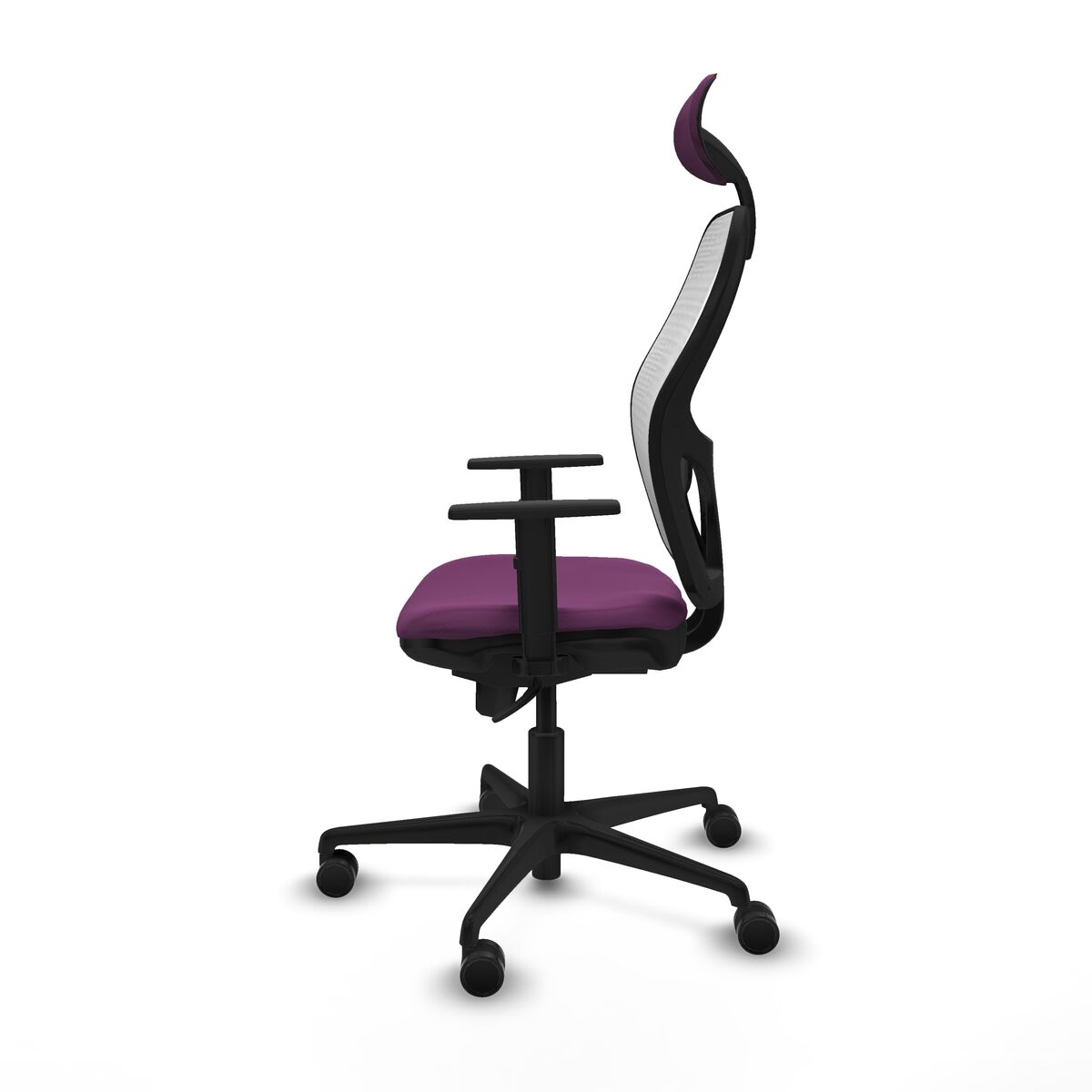 Silla de Oficina con Cabecero Jorquera Piqueras y Crespo 1D036N1 Morado