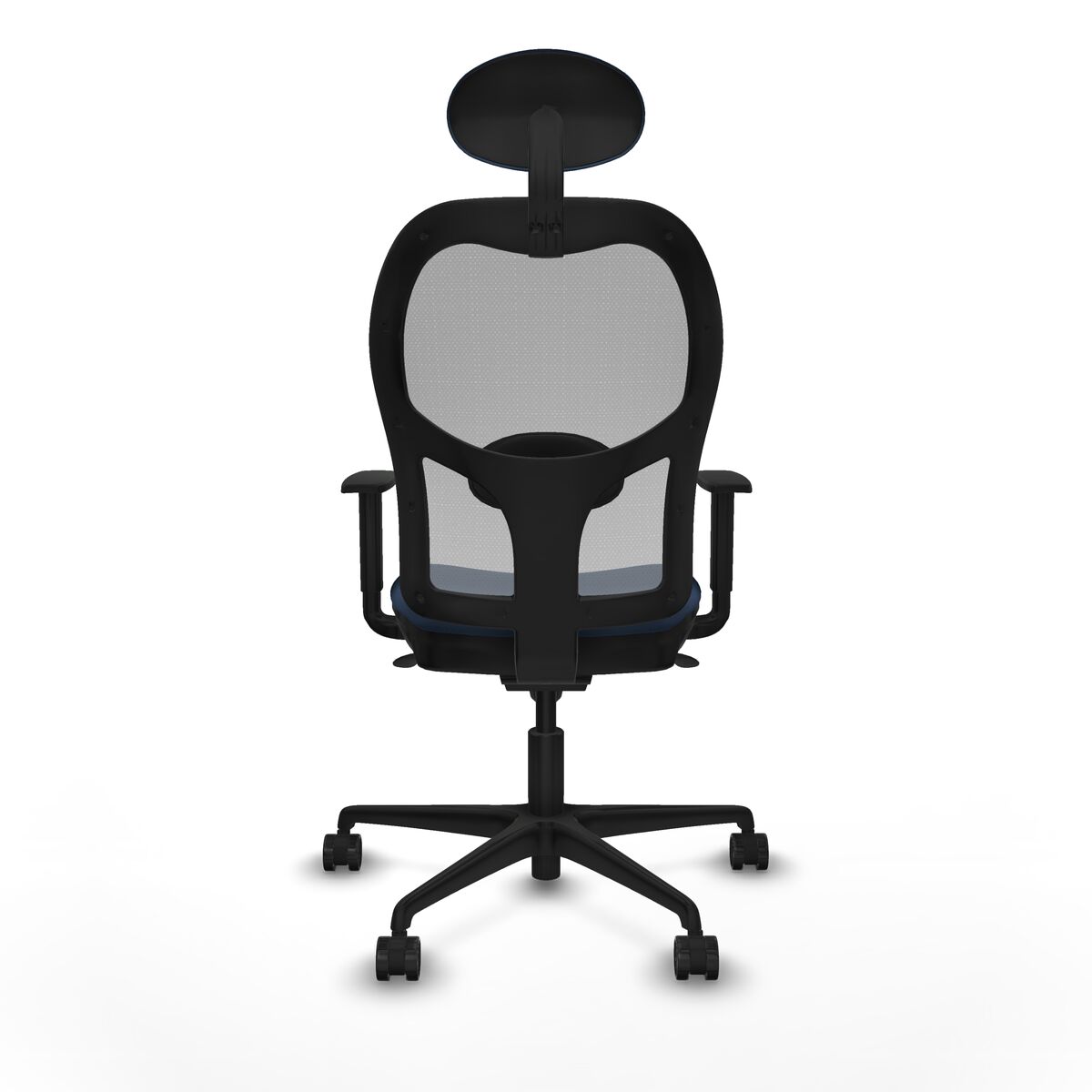 Silla de Oficina con Cabecero Jorquera Piqueras y Crespo 1D036N1 Azul marino