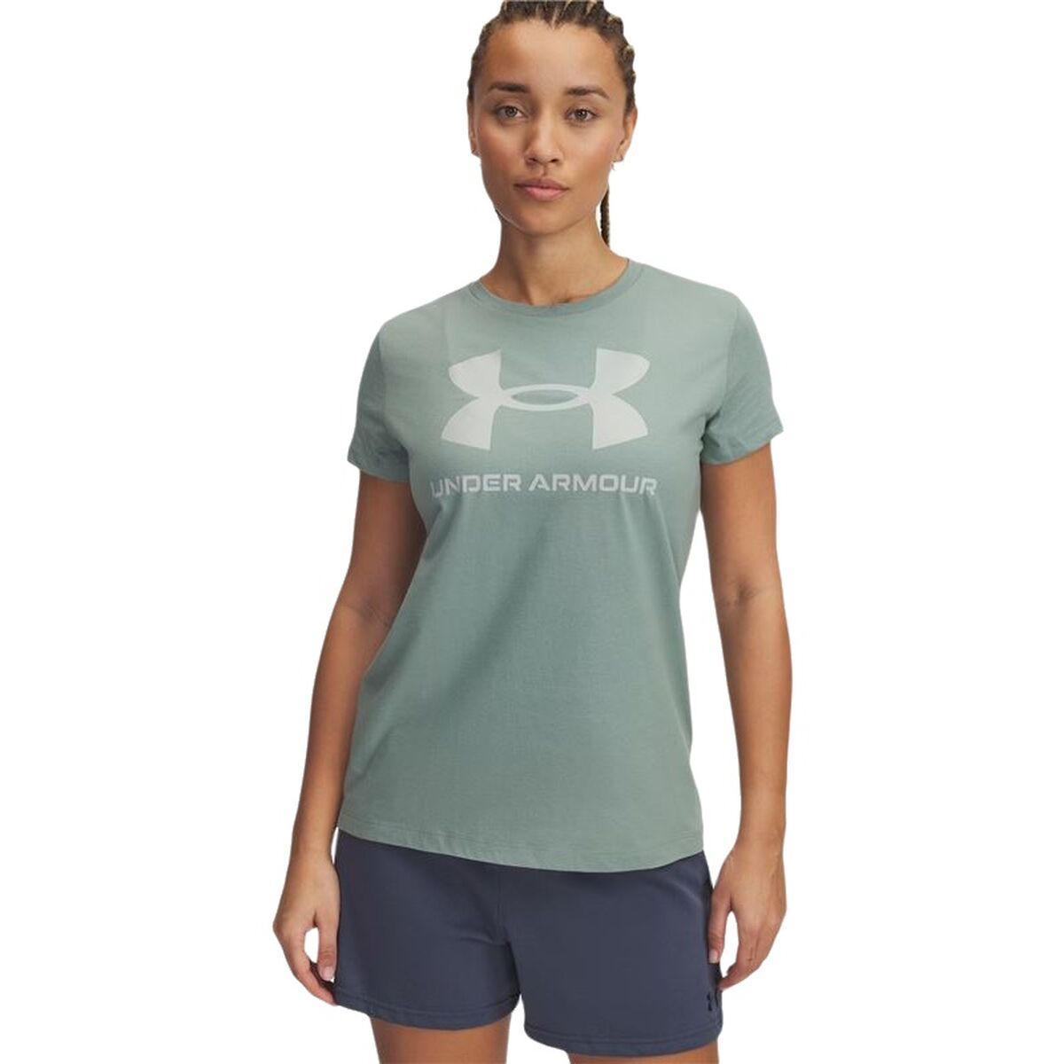 Camiseta de Manga Corta Mujer Under Armour Azul