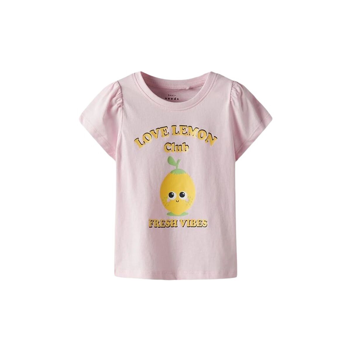 Camiseta de Manga Corta Infantil Name It Nmfvibeke Capsl Ballerina Rosa