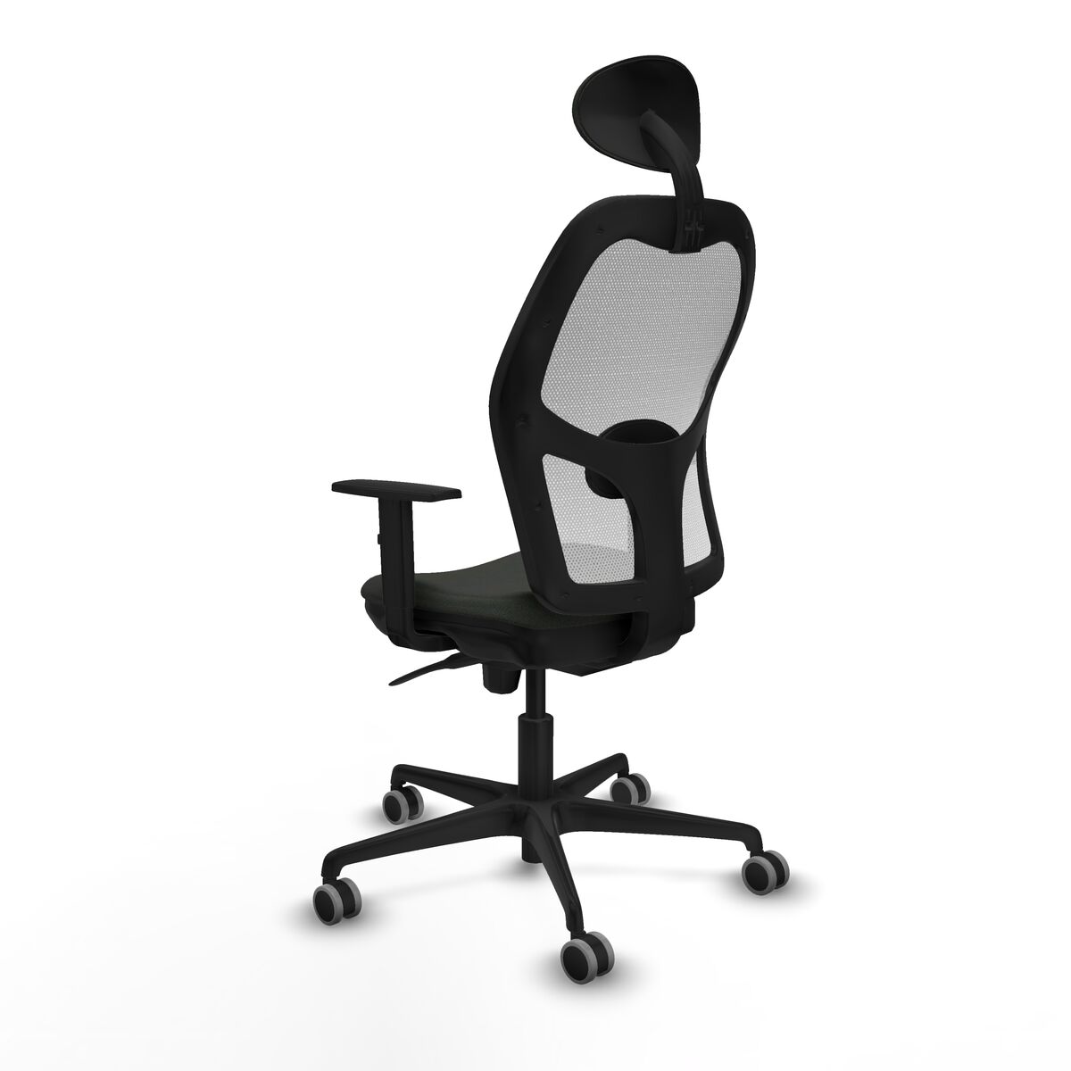 Silla de Oficina con Cabecero Jorquera Piqueras y Crespo 1D036G1 Negro