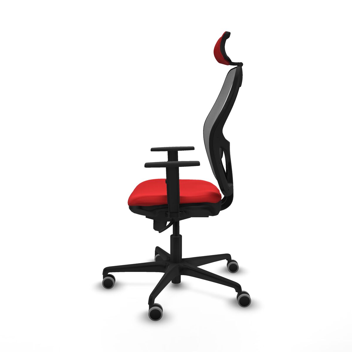 Silla de Oficina con Cabecero Jorquera Piqueras y Crespo 1D036G2 Rojo